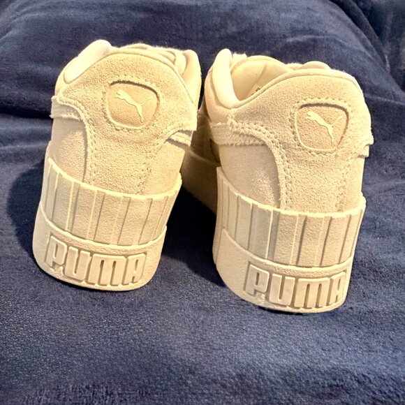 Puma Platform Sneakers -beige suede - Picture 1 of 6